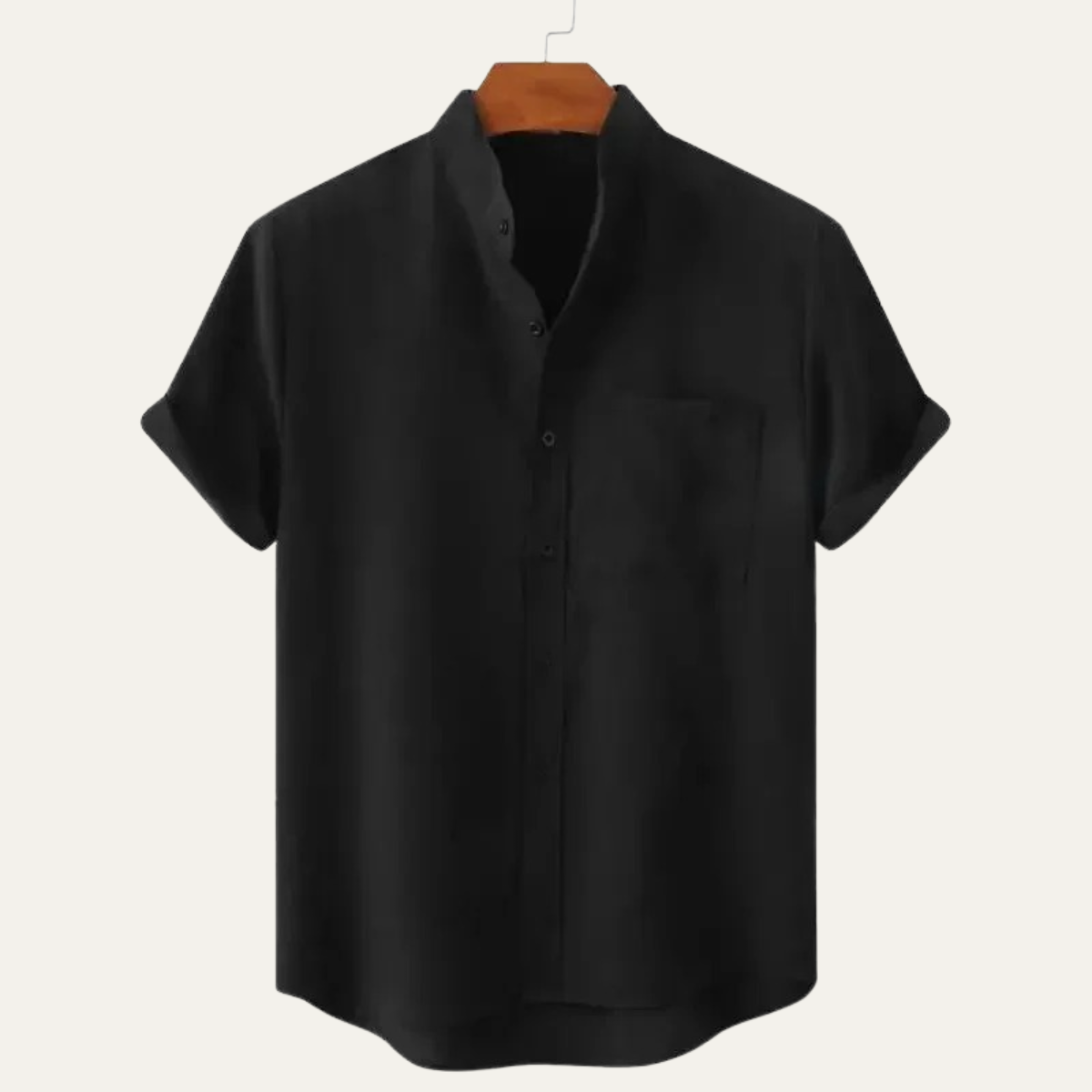 Men's Oversized Cotton Linen Beach Shirt - Fashinoza