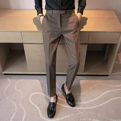 Men's Elegant Business Pants Silicon Fabric