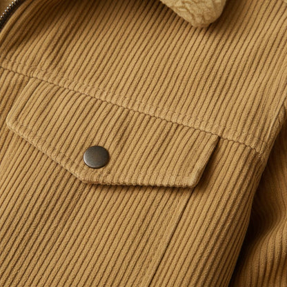 Men's Fleece Lined Corduroy Jacket