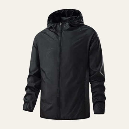 Vernazza Men's Waterproof Hooded Windbreaker Jacket Lightweight - Fashinoza