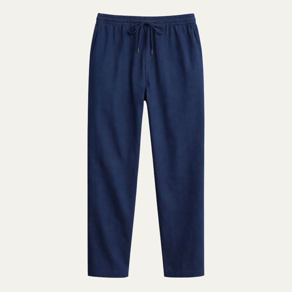 Men's Cotton Hemp Straight Leg Pants Breathable - Fashinoza