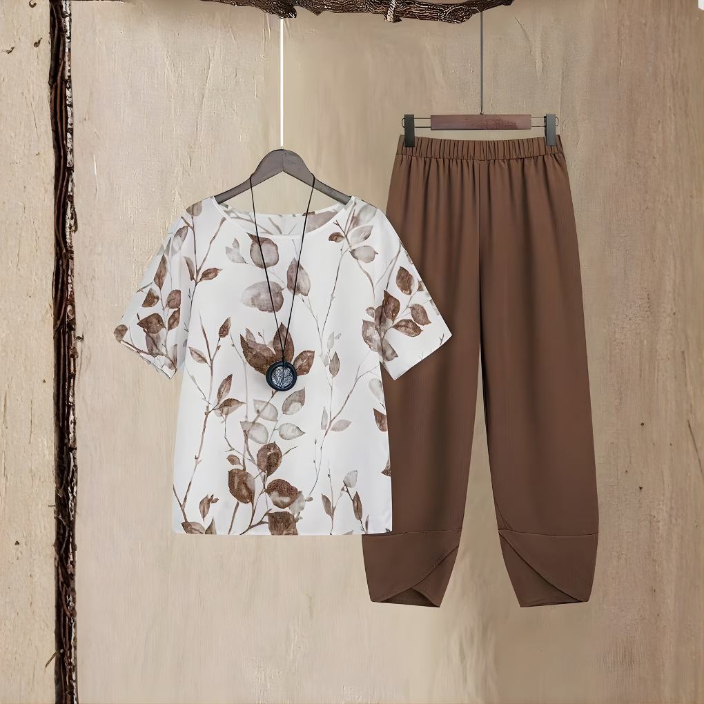 Women's Two Piece Summer Outfit - Fashinoza