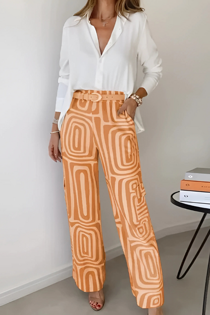 Women's 2-Piece Office Pantsuit - Fashinoza