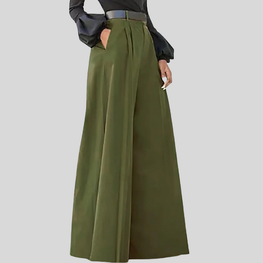 Women's Wide Leg Pants Flowy Modern Style - Fashinoza