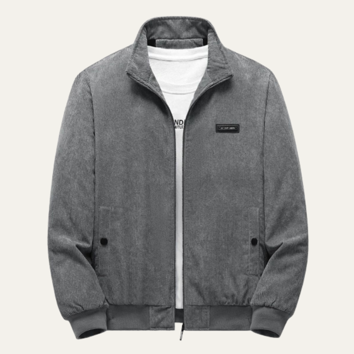 Mens Modern Corduroy Jacket Fleece Lined
