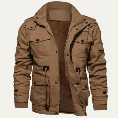 Windrush Men's Thick Hooded Winter Jacket - Fashinoza