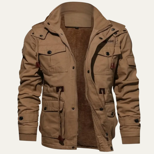 Windrush Men's Thick Hooded Winter Jacket - Fashinoza