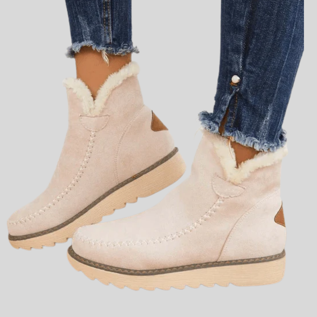 Women's Insulated Ankle Boots - Fashinoza