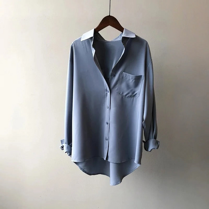 Women's Satin Shirt - 
Fashinoza