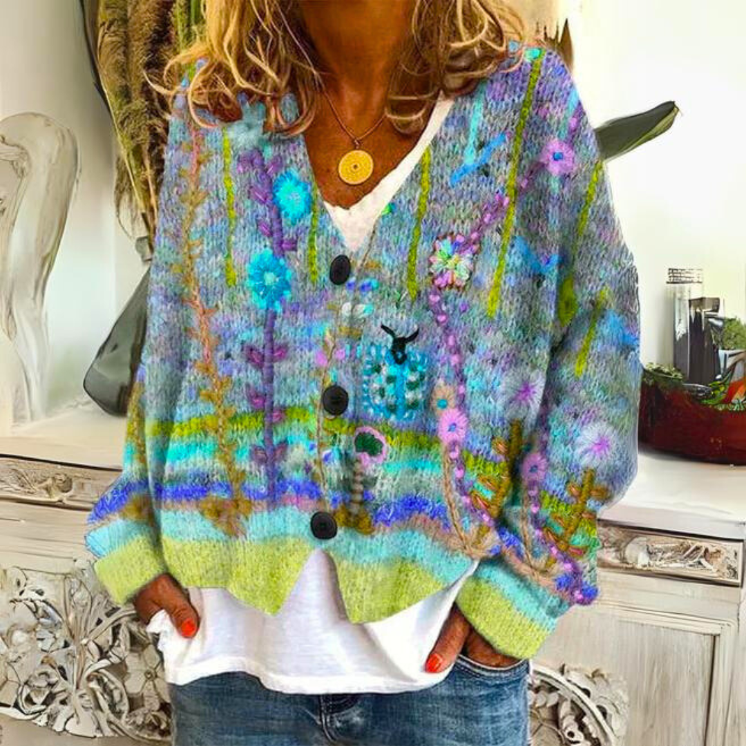 Makayla | Women Winter Patterned Cardigan