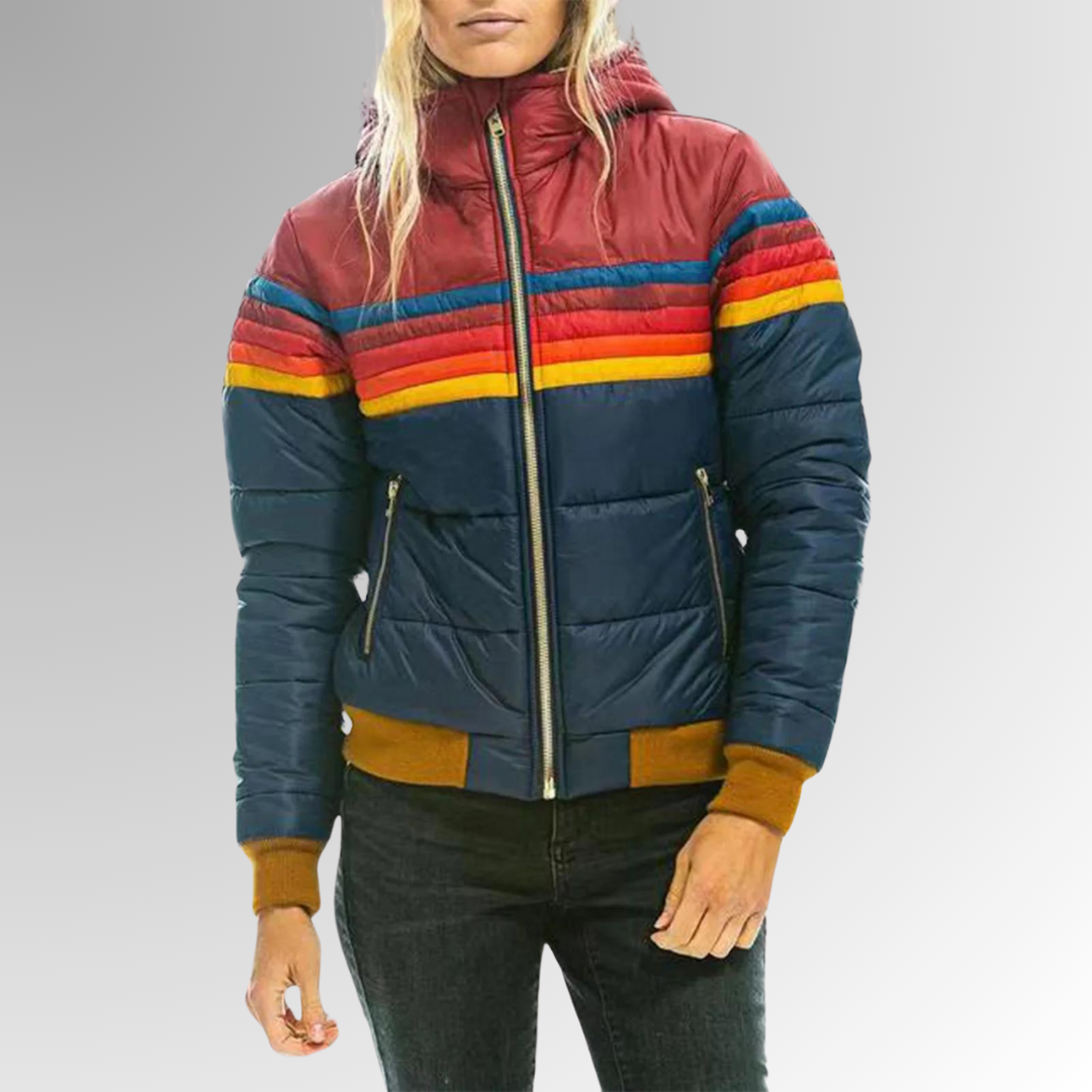 Women's Colorblock Puffer Jacket