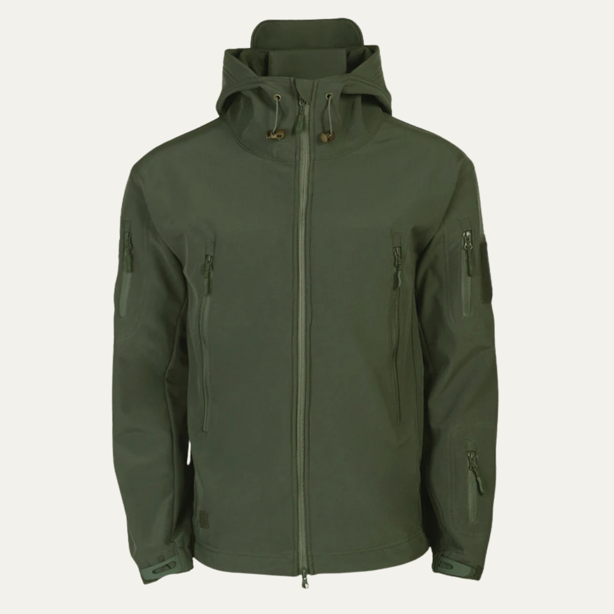 Men's Waterproof Soft Shell Hooded Jacket - Fashinoza
