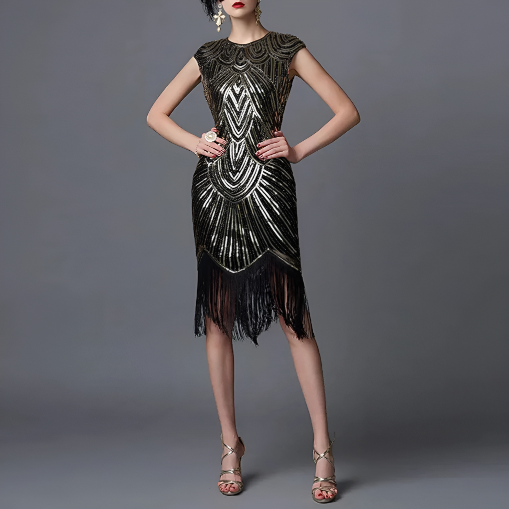 Women's Flapper Dress - Fashinoza