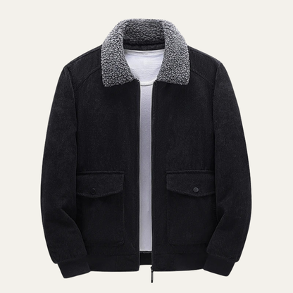 Men's Corduroy Sherpa Jacket - Fashinoza