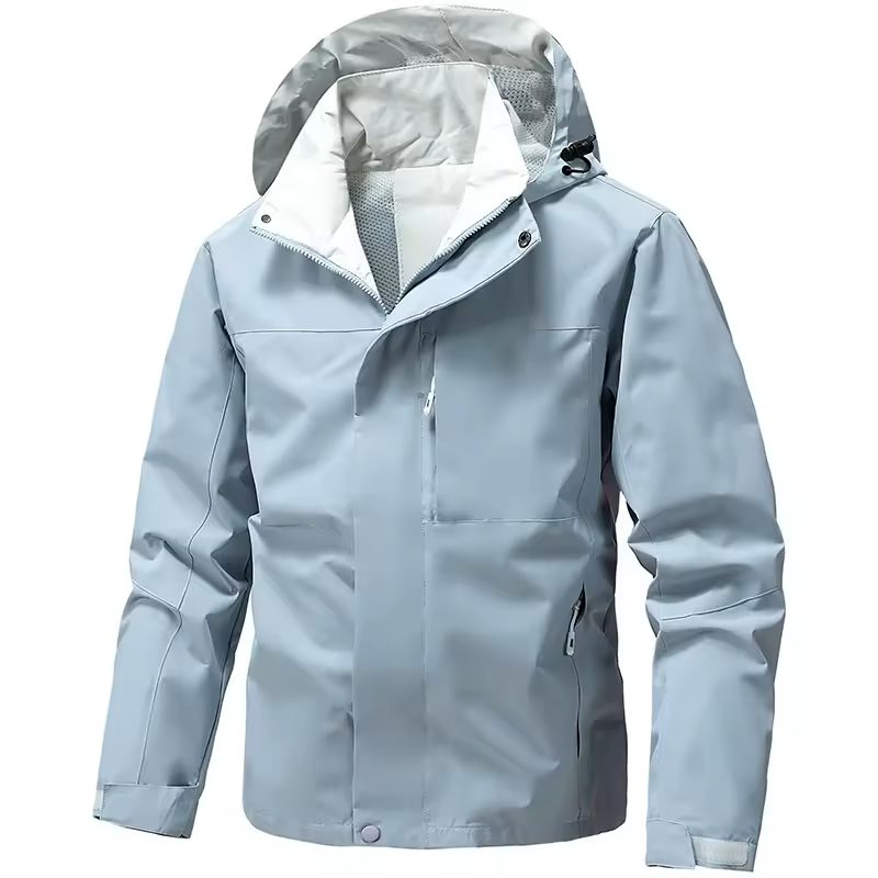 Waterproof Windbreaker Coat Loose Fit - Fashinoza