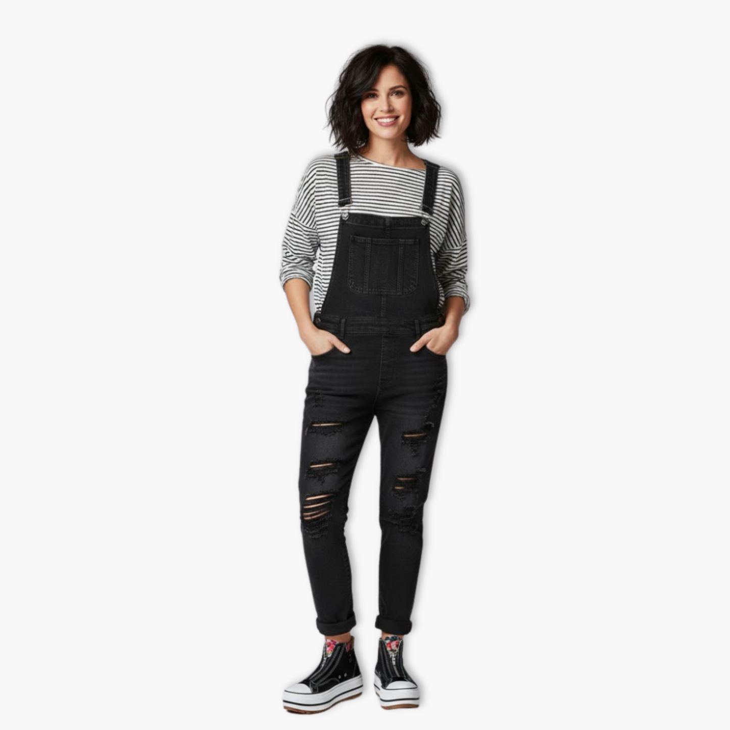 Women’s High-Top Platform Sneakers with Chunky Vulcanized Sole