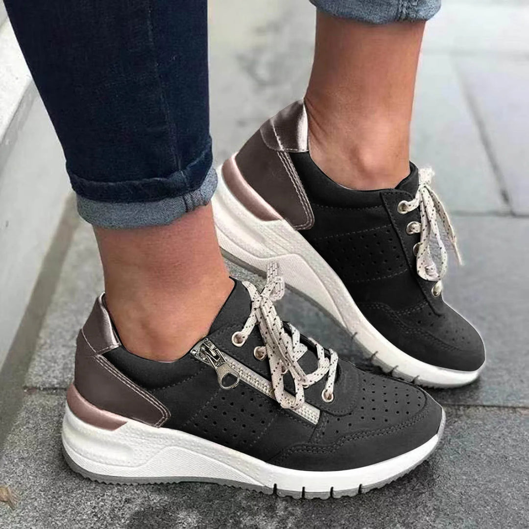 Women's Thick Sole Sneakers - Fashinoza