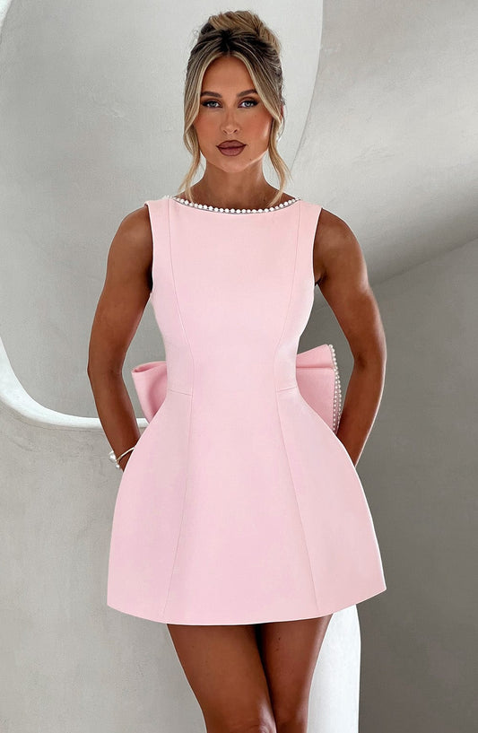 Hailey | Women Wedding Guest Structured Mini Dress