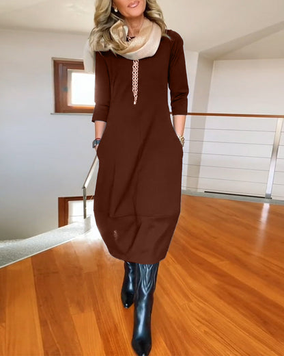 Women's Relaxed Midi Dress