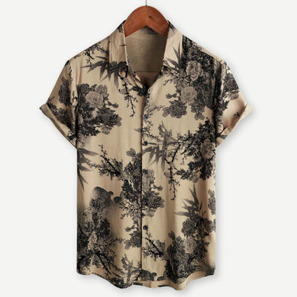 Women's Blossom Pattern Shirt Lightweight - 
Fashinoza