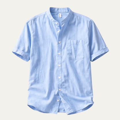 Men's Linen Button Up Shirt Lightweight - Fashinoza