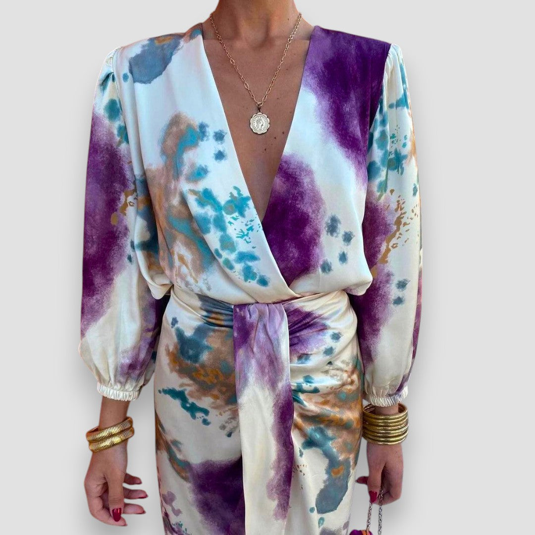 Women's Elegant Blouse And Skirt Set - Fashinoza