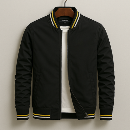 Classic Zip-Up Bomber Jacket