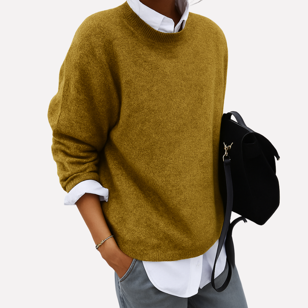 Women's Classic Knit Sweater - Fashinoza