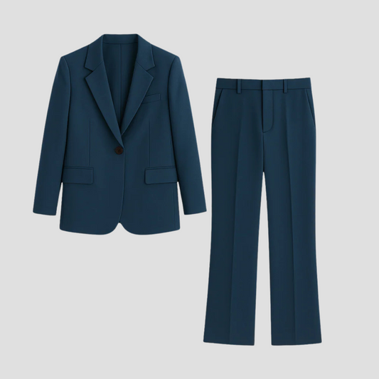 Daisy | Women’s Tailored Suit Set with Long Blazer