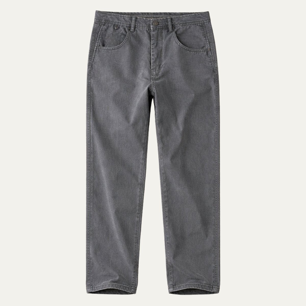 Men's Cotton Straight Leg Pants Loose Fit - Fashinoza