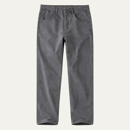 Men's Cotton Straight Leg Pants Loose Fit - Fashinoza