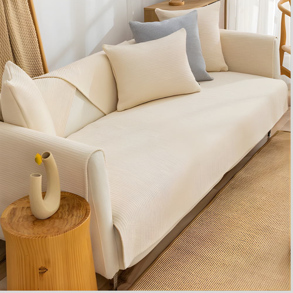 Linen Sofa Slipcover Set - Fashinoza