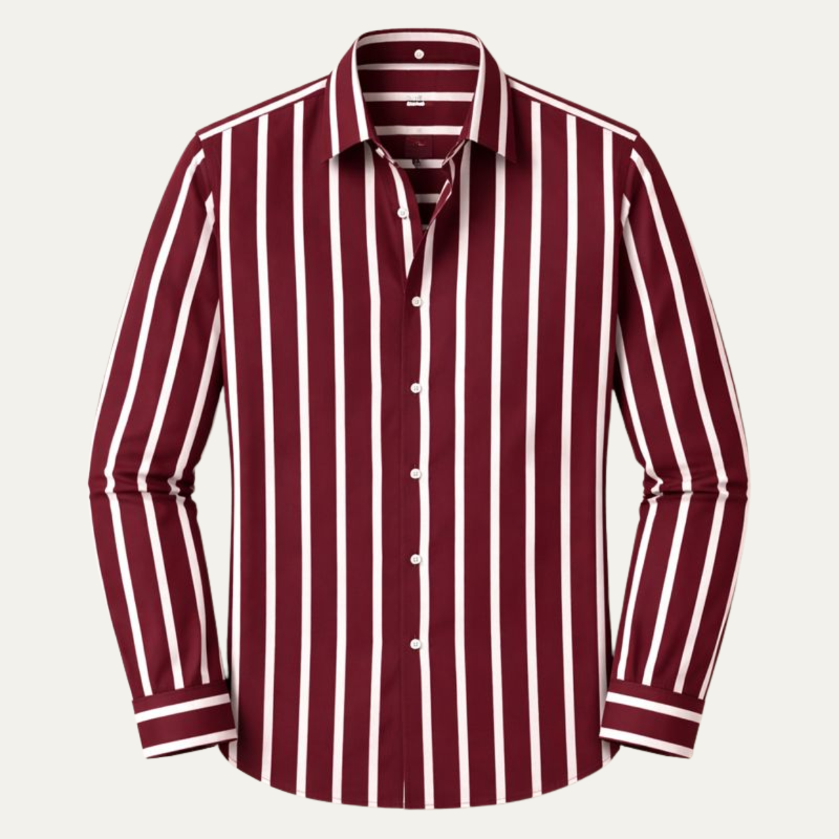 Men's Casual Stripe Shirt Multicolor Cotton - Fashinoza
