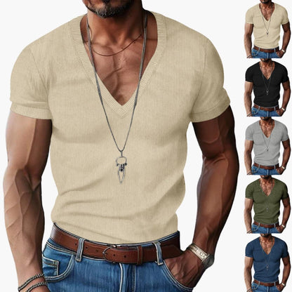 Women V Neck Short Sleeve T Shirt