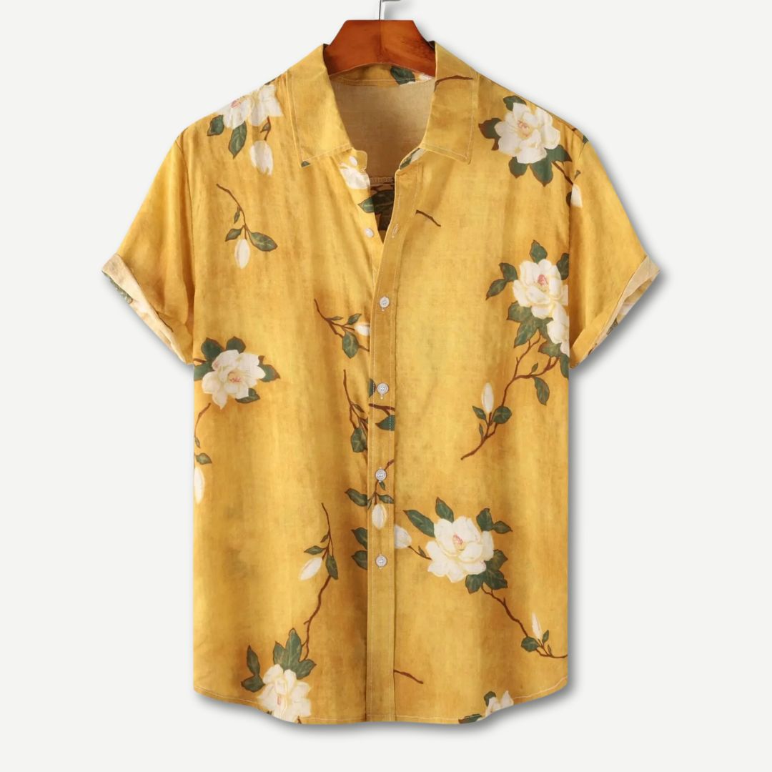 Women's Relaxed Fit Floral Shirt - 
Fashinoza