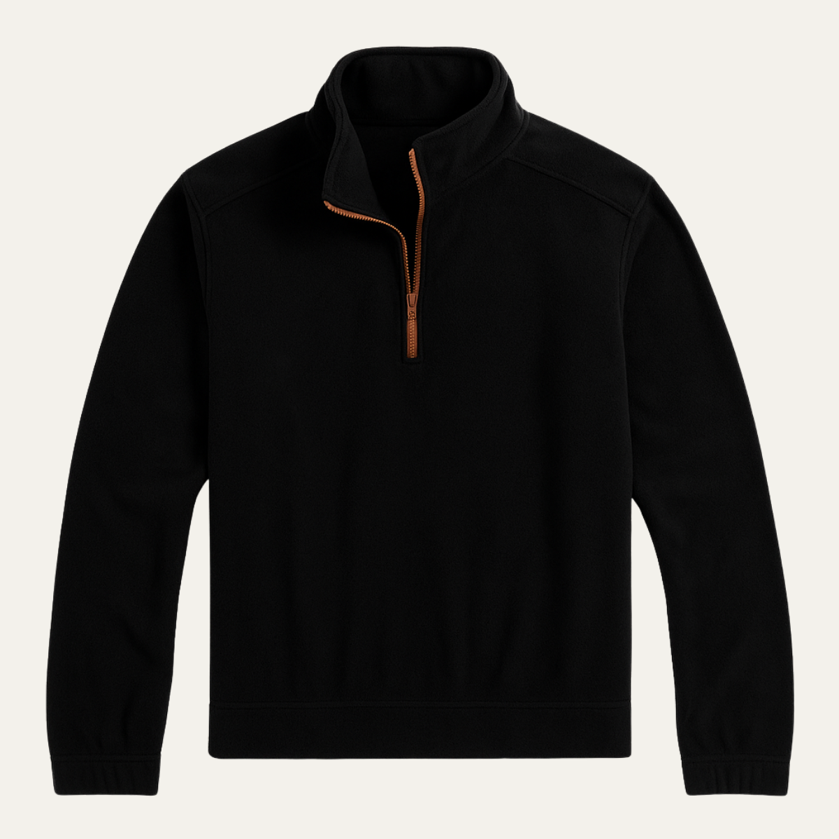 Men's Tactical Fleece Sweater Quarter Zip Collar - Fashinoza