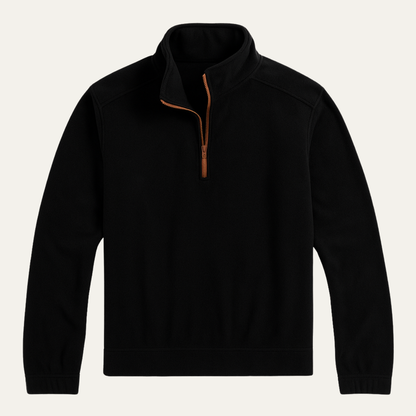 Men's Tactical Fleece Sweater Quarter Zip Collar - Fashinoza