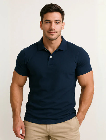 Men's Navy Blue Polo Shirt