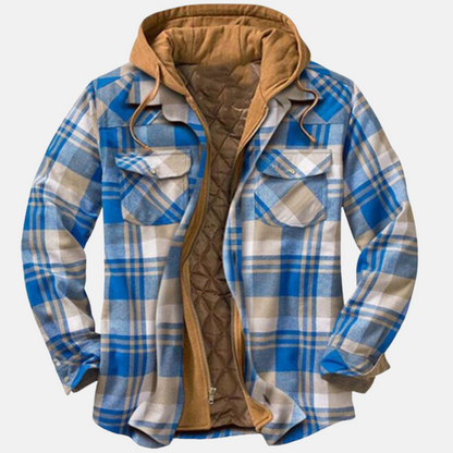 Christian | Men’s Quilted Flannel Shirt Jacket