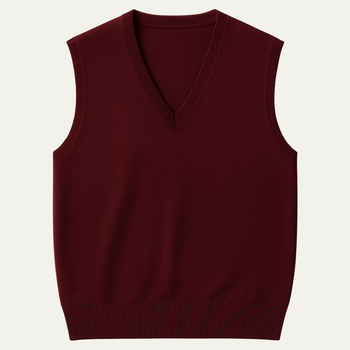 Men's V Neck Sleeveless Knit Vest - Fashinoza