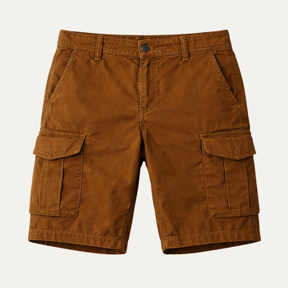 Men's Summer Utility Shorts Cotton With Pockets - Fashinoza