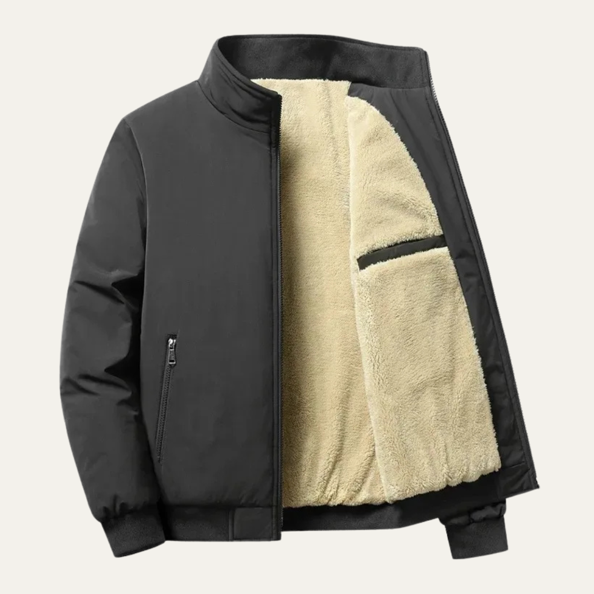 Ashenford Men's Lightweight Zip Up Coat - Fashinoza