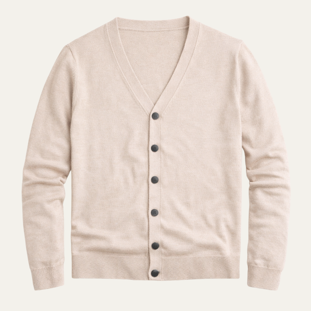 Men's Slim Fit V Neck Knit Cardigan - Fashinoza