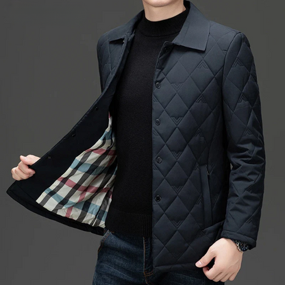 Tomston Women's Diamond Quilted Jacket - 
Fashinoza