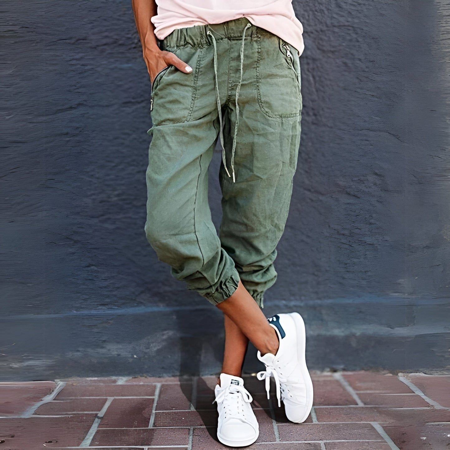 Men's Elastic Waist Jogger Pants Drawstring