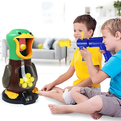 Soft Bullet Game Set With Walking Duck And Lights - Fashinoza