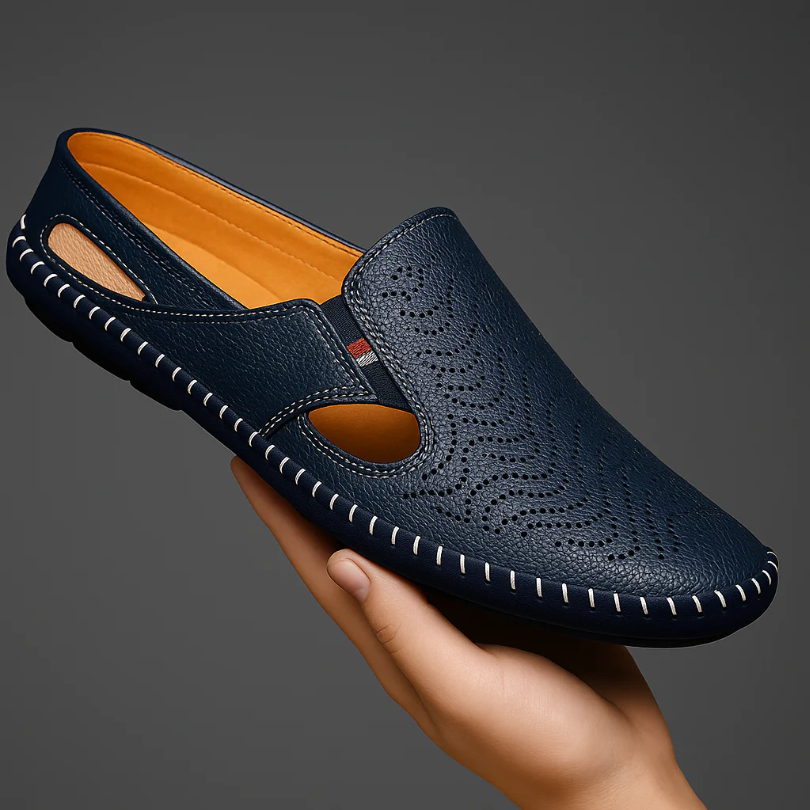 Italian Leather Loafers - 
Fashinoza