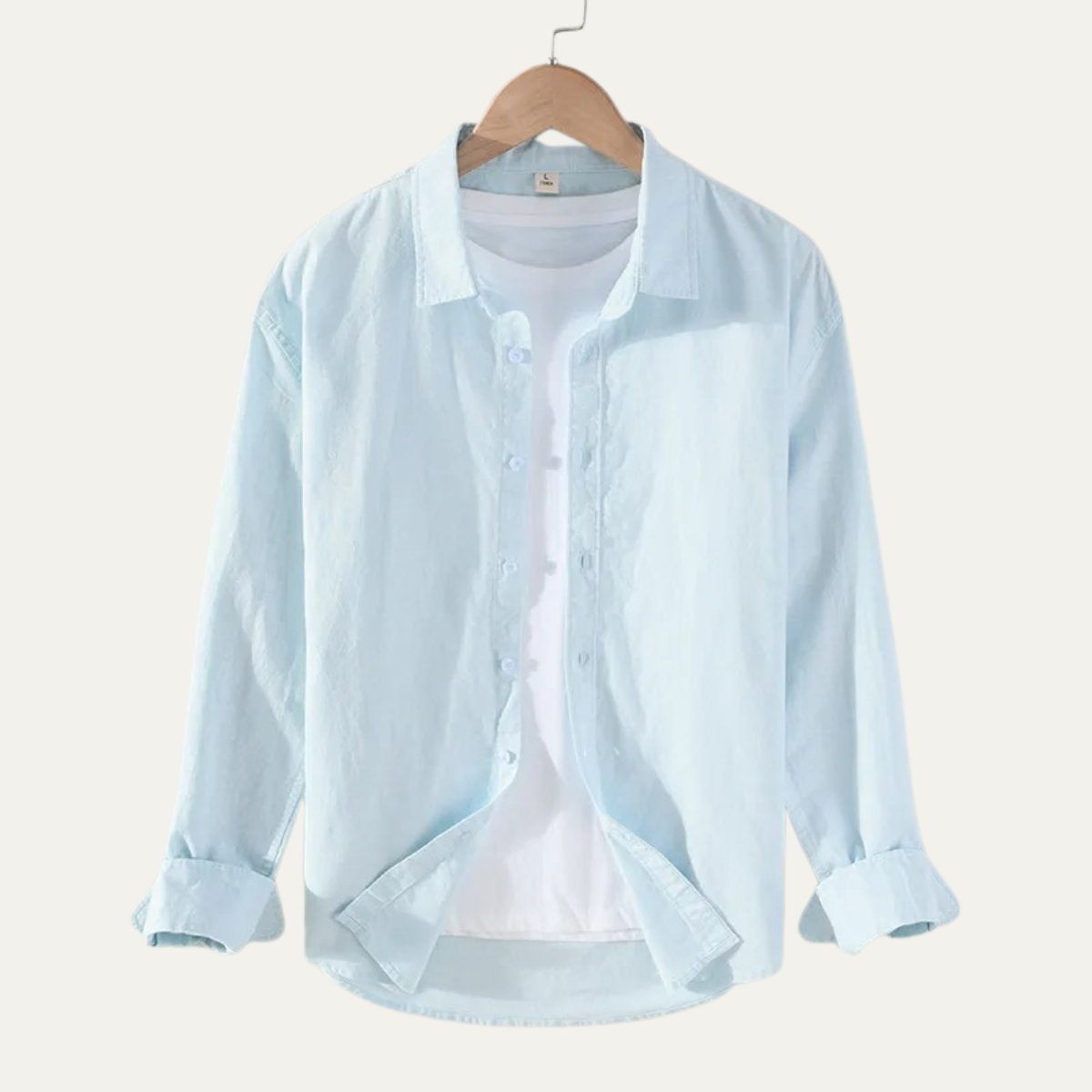 Men's Linen Cotton Summer Shirt - Fashinoza