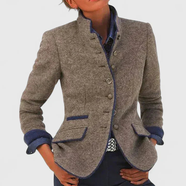 Daisy | Women’s Tailored Classic Stand Collar Jacket
