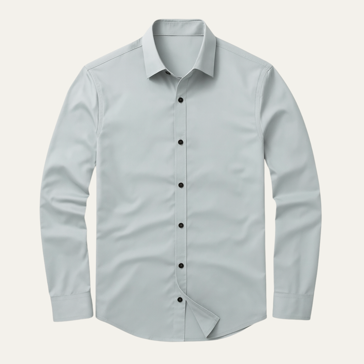 Men's Business Shirt Solid Color Cotton - Fashinoza